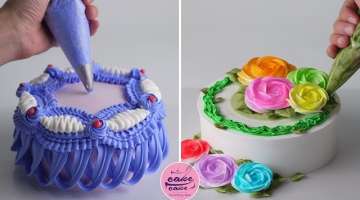 Most Satisfying Rose Cake Tutorials For Beginners | So Yummy Cake Designs | Part 493