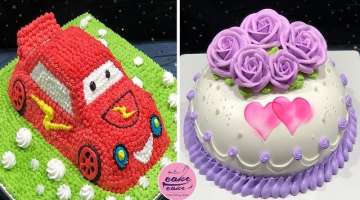 Beautiful Red Car Cake Ideas for Kids | Part 68
