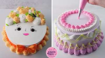 Super Cute Rose Cake Decorating Tutorials | Birthday Cake With A Beautiful Smile