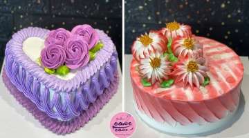 Most Satisfying Heart Cake Decorating Tutorials For Love Anniversary | Part 367