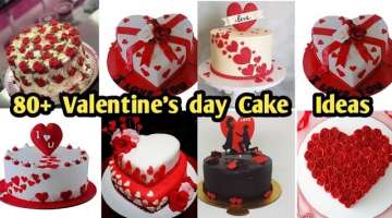 80+ Beautiful Valentine's day Cake Ideas/ valentines day special cake ideas 2021