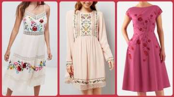 Mexican Hand Embroidered Tunic Top Designs For Women's//Hand Embroidery Patterns For Tunic Tops