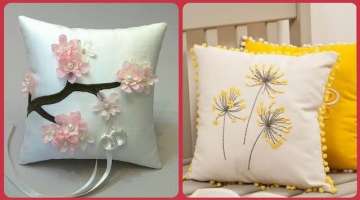 Beautiful hand embroidery design for Cushion Cover | Latest Cushion Cover design's ideas 2020
