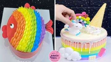 Rainbow Cake Decorating Compilation | Part 166