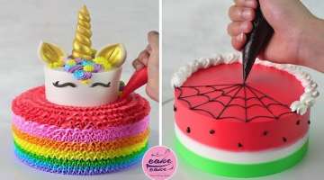 Little Pony Unicorn Rainbow Cake and Rainbow Dash Chocolate Cake | Part 438