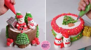 Top 100+ Amazing Merry Christmas Cake Decorating Ideas | Cake For Merry Christmas