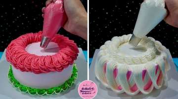 The Easiest Way To Decorate Santa's Cake and Rose Confession Cake