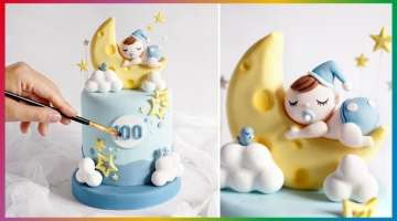 Baby Boy Cake Ideas for First Birthday｜New Born Baby Cake Design