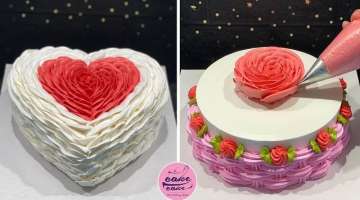 Fancy Heart Cake Decorating Ideas For Anniversary | Part 377