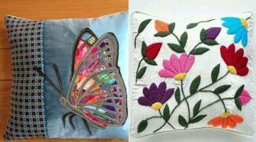 top selling hand embroidered cushions design and style for room and home decorations