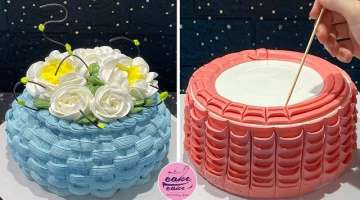 How To Use Nozzles For Cake Decoration | Part 265