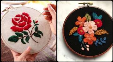 Modern Hand Embroidery & Begginner free pattern ideas