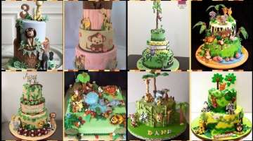 Jungle Safari Cake Ideas || Kids Birthday Cake || Animal Cake || #KidsBirthdayCake#Jungle#safari