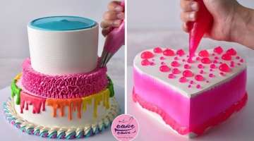 Top 4 Oddly Satisfying Cake Decorating Ideas and Special Heart Cake For Birthday