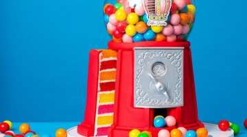 EDIBLE Gumball Machine Cake! | How To Cake It with Yolanda Gampp