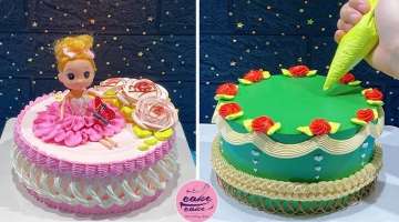 Pink Dress Princess Cake And Blue Car Cake Decorating Ideas