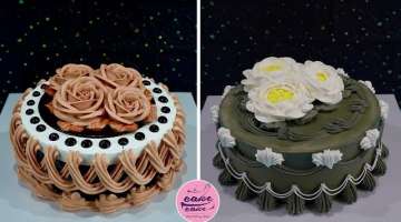 Chocolate Birthday Cake Decorating Ideas and Fancy Roses