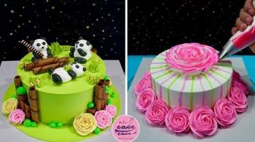Happy Panda Birthday Cake Decorating Tutorials