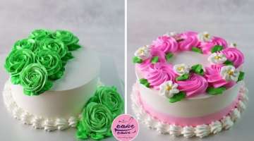 Special Blue Rose Cake | Flower Cake Decorating Tutorials For Cake Lovers