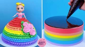 How To Make The Best Ever Rainbow Cake | Part 181
