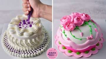 Mysterious Purple Rose Birthday Cake Decorating Ideas