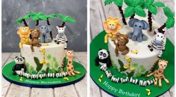 Wild Animal Cake | Jungle Cake