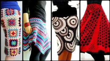 stunning Crochet skirts designs for girls
