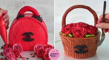 Easy Chanel Handbag Cake Decorations and Cake Design Video | Part 448