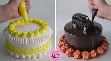 Amazing Chocolate Cake Design for Birthday Boy | So Yummy Cake Tutorials | Part 474