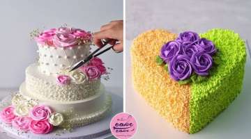 Top 5 Decorated Wedding Anniversary Cake With White And Pink Roses