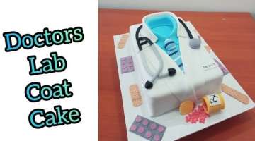 HOW TO MAKE A DOCTORS LAB COAT CAKE| DOCTOR CAKE IDEA| DOCTORS SCRUB CAKE TUTORIAL