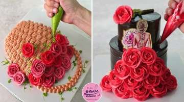 Beautiful Flower Basket Cake For Loved Ones and Chocolate Cake Decorating Ideas | Part 446