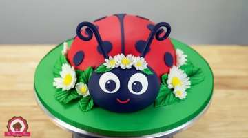 Easy Ladybug Cake Tutorial (Bowl method no cake pan required)