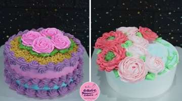 Awesome Flower Cake Decorating Tutorials with Roses