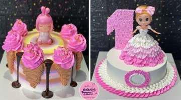 Stunning Cake Decorating Tutorials For 1 Year Old Girl Birthday | Part 317