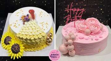 Yummy & Tasty Cake Decorating Tutorial for Girls Birthday | Part 125