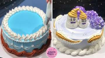 Easy Cake Decorating Tutorial For Beginners | Home Made Cakes For Birthday | Cake Design