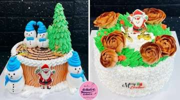 My Favorite Merry Christmas Cake Tutorials For Everyone | Part 171