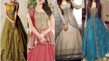 Amazingly embroidery beaded sequences work Lehenga and long maxi Maxi designs for Girls