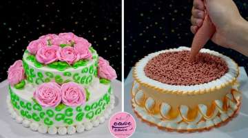 Cactus Birthday Cake Decorating & Two-Tier Rose Cakes