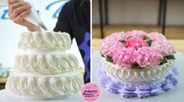 Satisfying 3-Tier Cake Decorating Tutorials With Nozzle For Occasion | Part 426