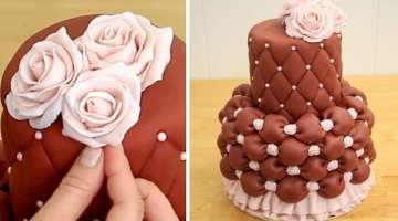 Beautiful Chocolate Wedding Cake Idea | How To Make by Cakes StepbyStep