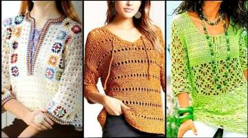 Latest Summer fashion crochet Girls Top pattern designs/crochet Short shirts designs easy pattern