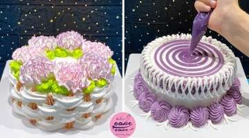 The Most Beautiful Flower Basket Cake Decorating Ideas With Hydrangeas Flower
