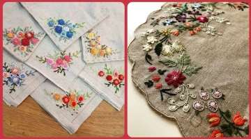 Beautiful Decorative Brazilian Embroidery/ Loop Embroidery Floral Embroidery Pattern