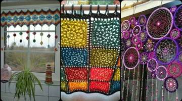 very Beautiful crochet handmade launch curtain designs