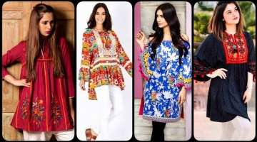 Very creative demanding new tunic top designs best color combination ideas daily wear style